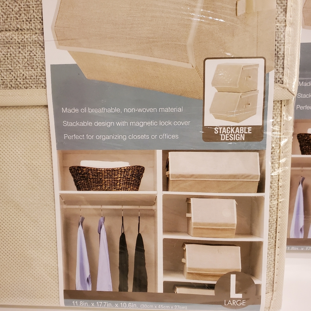 NIB Magnetic Lock Storage Chests - Picture 3 of 8